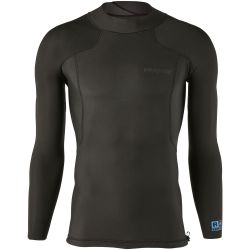 Neopren Shirt Mann Patagonia R1 LITE YULEX LONGSLEEVE TOP BLACK