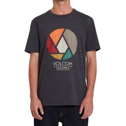 T-shirt Volcom SPLICER HTH SS HEATHER BLACK