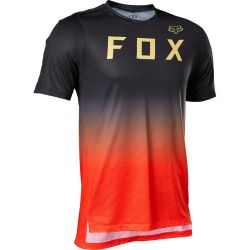 Bike T-Shirt Fox FLEXAIR SS JERSEY FLOURESCENT RED