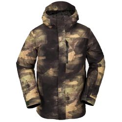 Snowboard Jacket Volcom L INSULATED GORE-TEX CAMOUFLAGE