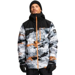 Snowboard Jacket Quiksilver MORTON SHOCKING ORANGE