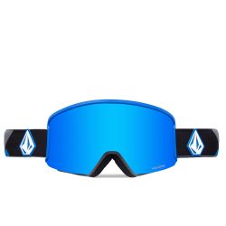 Maschera Snowboard Volcom GARDEN BLUE/DARK GREY + YELLOW