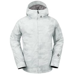 Snowboard Jacket Volcom 2836 INS JACKET WHITE CAMO